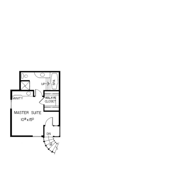 Modern House Plan Second Floor - Geneva Modern Mountain Home 085D-0005 - Search House Plans and More