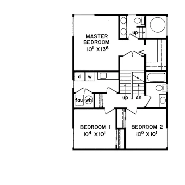 Mountain House Plan Second Floor - Barrhead Rustic Mountain Home 085D-0021 - Search House Plans and More