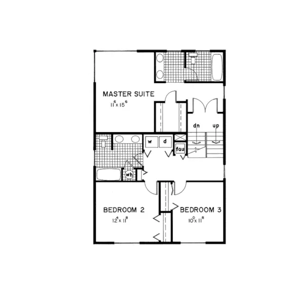 Contemporary House Plan Second Floor - Gladstone Cliff Mountain Home 085D-0048 - Search House Plans and More