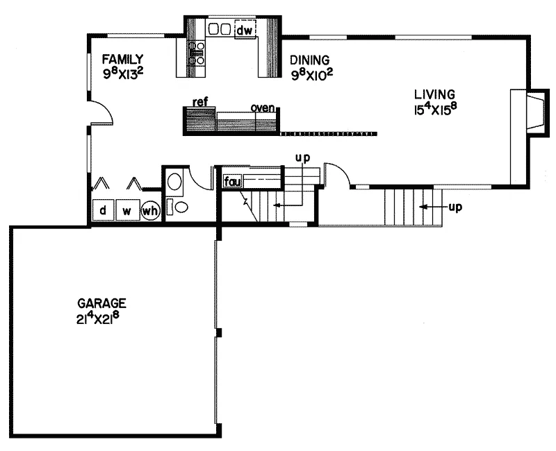 Modern House Plan First Floor - Modena Contemporary Home 085D-0067 - Shop House Plans and More