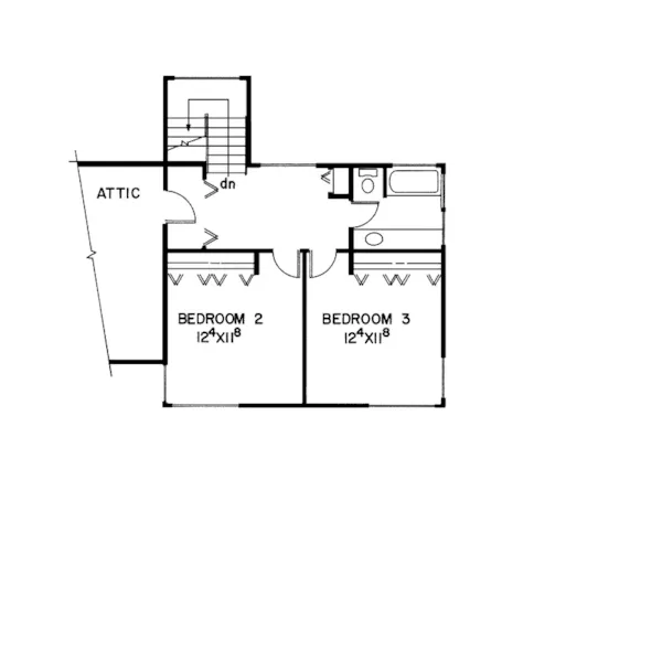 Contemporary House Plan Second Floor - Tara Point Contemporary Home 085D-0069 - Shop House Plans and More