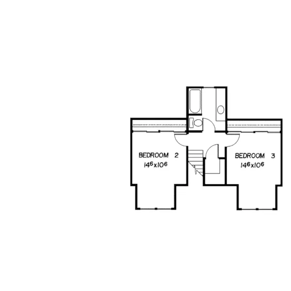 Contemporary House Plan Second Floor - Derrybridge Country Home 085D-0076 - Search House Plans and More