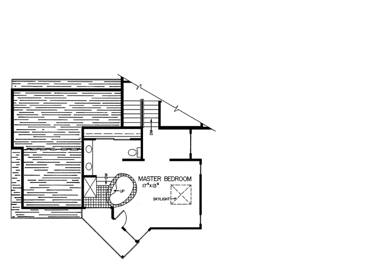 Mountain House Plan Second Floor - Micelli Contemporary Home 085D-0082 - Shop House Plans and More