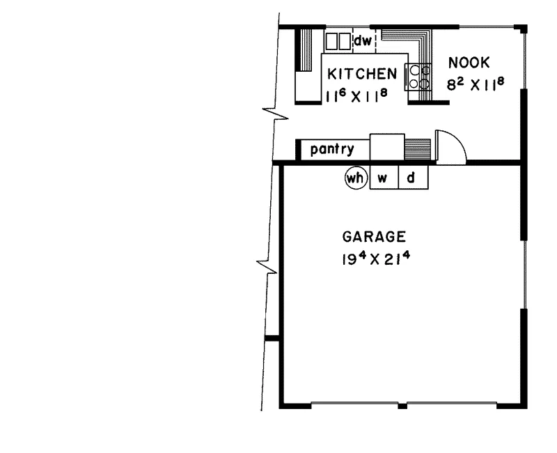 Mountain House Plan Optional Floor Plan - Margaret Ridge Ranch Home 085D-0085 - Shop House Plans and More