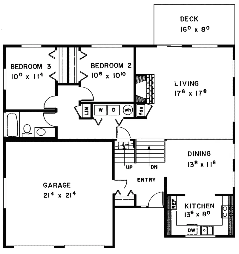 Country House Plan First Floor - Carson Pass Country Home 085D-0101 - Search House Plans and More