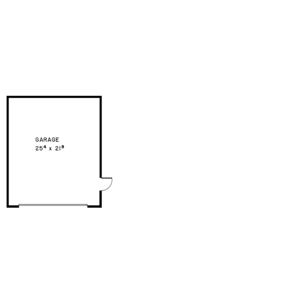 Contemporary House Plan Garage Floor Plan - Aberdeen Trail Modern Home 085D-0105 - Search House Plans and More