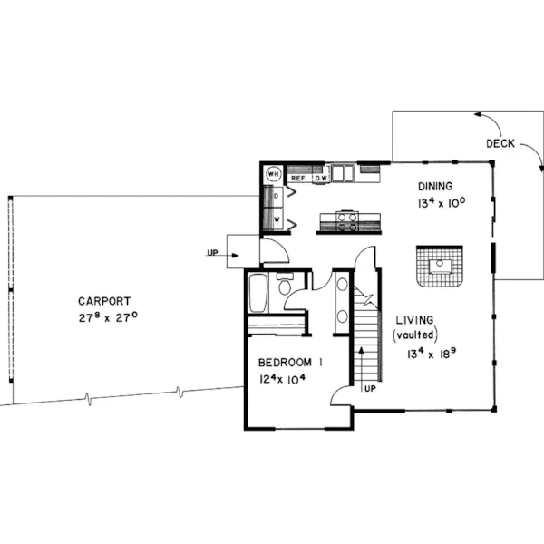 Farmhouse Plan First Floor - Kehrswood Mountain Home 085D-0111 - Search House Plans and More