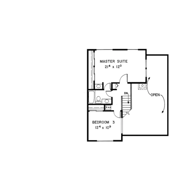 Farmhouse Plan Second Floor - Kehrswood Mountain Home 085D-0111 - Search House Plans and More