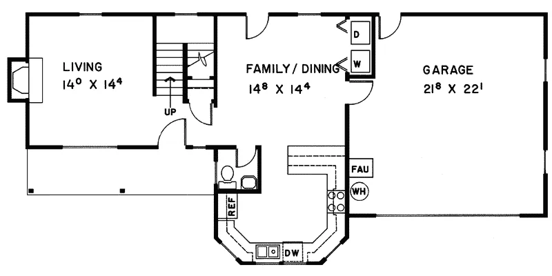 Farmhouse Plan First Floor - Langtree Country Home 085D-0118 - Shop House Plans and More