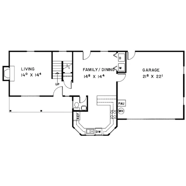 Farmhouse Plan First Floor - Langtree Country Home 085D-0118 - Shop House Plans and More