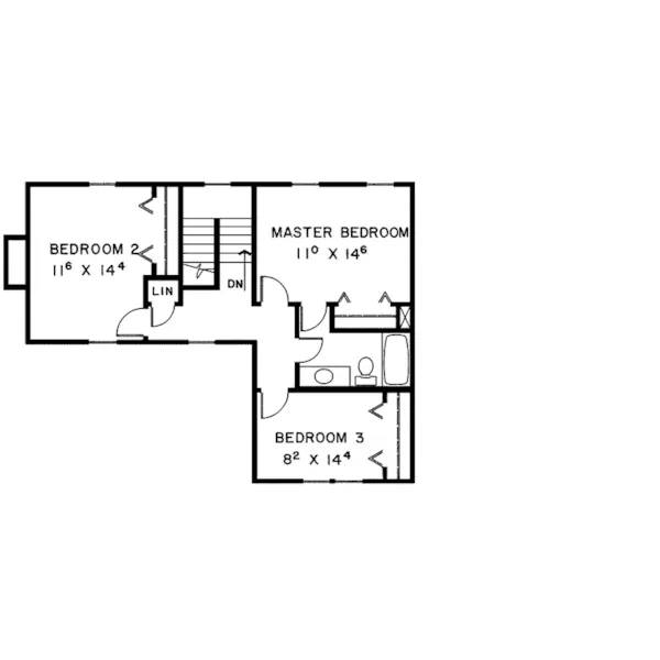 Farmhouse Plan Second Floor - Langtree Country Home 085D-0118 - Shop House Plans and More