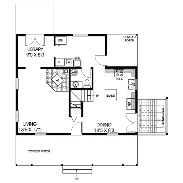 Farmhouse Plan First Floor - Luxmore Country Farmhouse 085D-0129 - Shop House Plans and More