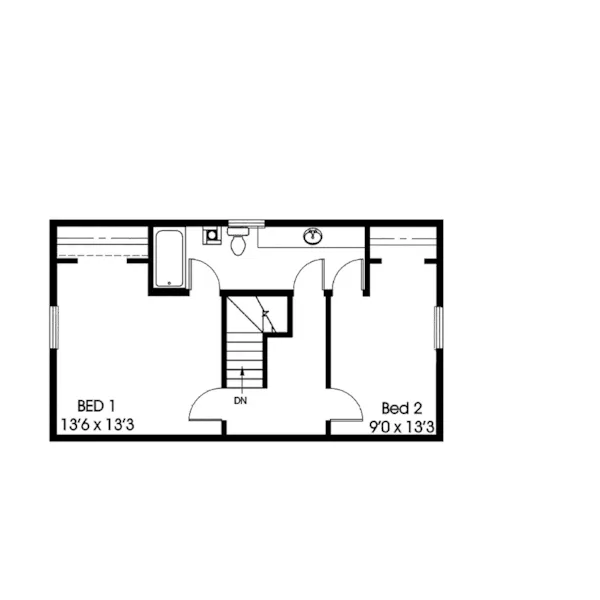 Farmhouse Plan Second Floor - Luxmore Country Farmhouse 085D-0129 - Shop House Plans and More