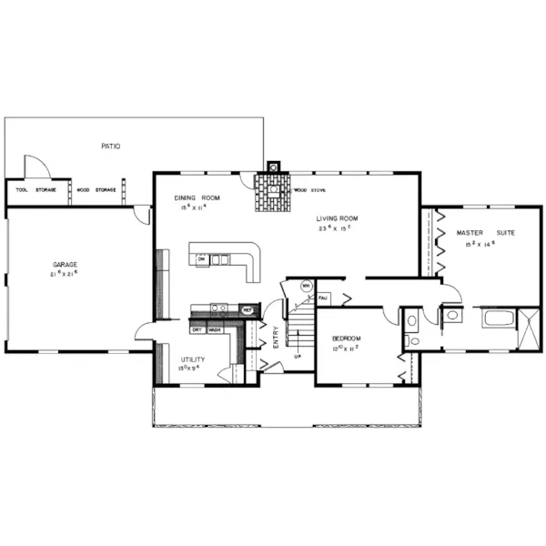 Luxury House Plan First Floor - Arborfield Farm Country Home 085D-0134 - Search House Plans and More