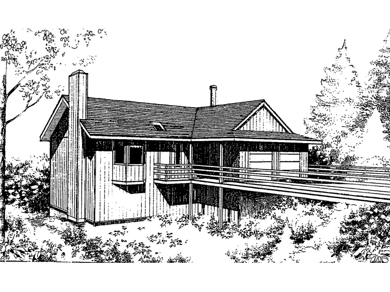 Country House Plan Front of Home - Excelsior Hill Rustic Home 085D-0143 - Search House Plans and More