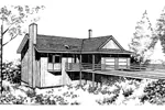 Country House Plan Front of Home - Excelsior Hill Rustic Home 085D-0143 - Search House Plans and More