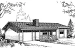 Country House Plan Front of Home - Browns Station Country Home 085D-0150 - Search House Plans and More
