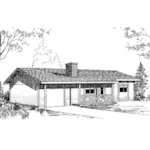 Country House Plan Front of Home - Browns Station Country Home 085D-0150 - Search House Plans and More