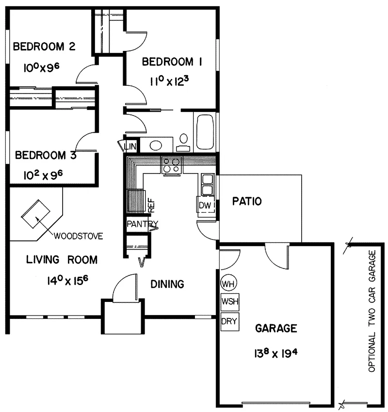 Country House Plan First Floor - Braymer Handsome Country Home 085D-0158 - Search House Plans and More