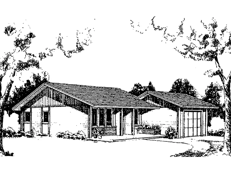 Country House Plan Front of Home - Braymer Handsome Country Home 085D-0158 - Search House Plans and More