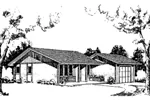 Country House Plan Front of Home - Braymer Handsome Country Home 085D-0158 - Search House Plans and More