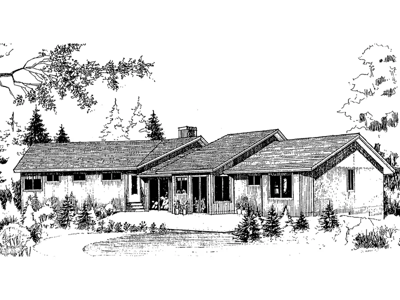 Country House Plan Front of Home - Crowleys Ridge Luxury Home 085D-0163 - Search House Plans and More