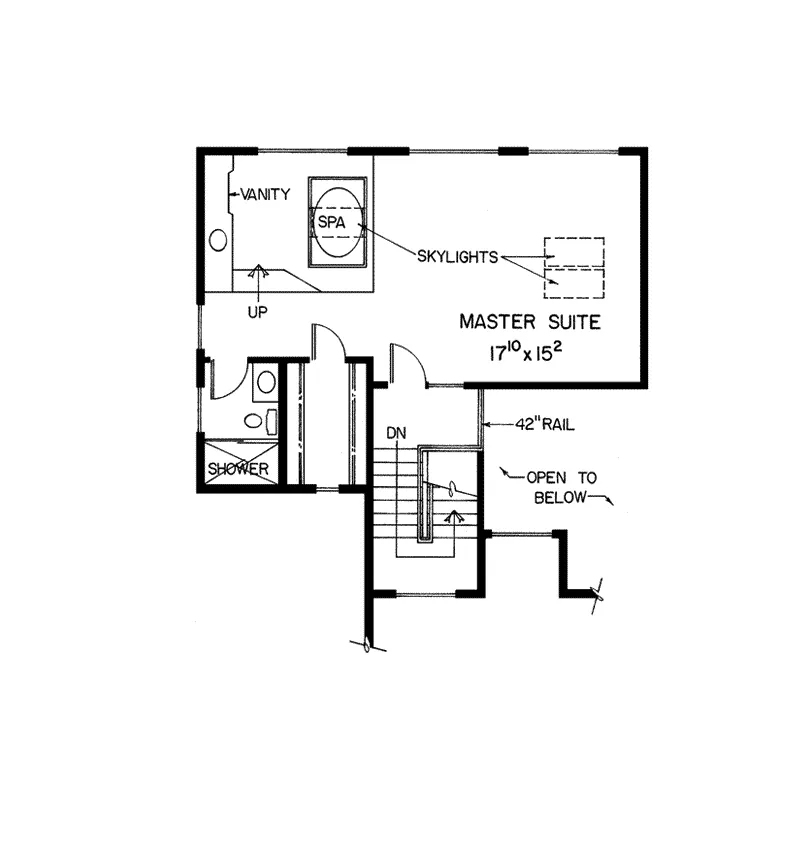 Country House Plan Second Floor - Pioneer Way Rustic Home 085D-0177 - Shop House Plans and More