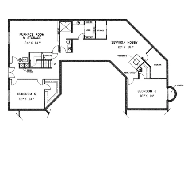 Country House Plan Third Floor - Biloxi Bay Luxury Vacation Home 085D-0185 - Search House Plans and More