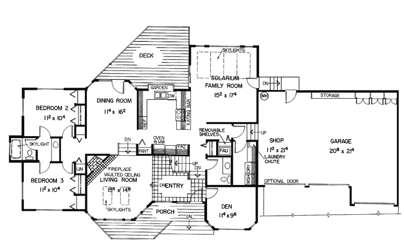 Contemporary House Plan First Floor - Roslyn Park Traditional Home 085D-0186 - Shop House Plans and More
