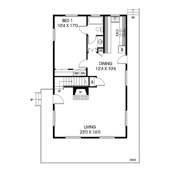 Country House Plan First Floor - Cherville Country Farmhouse 085D-0190 - Search House Plans and More