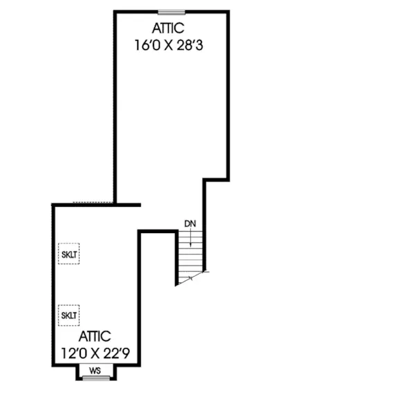 Traditional House Plan Second Floor - Poplar Bluff Country Home 085D-0204 - Shop House Plans and More