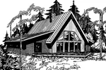A-Frame Home Offers Rustic Feel