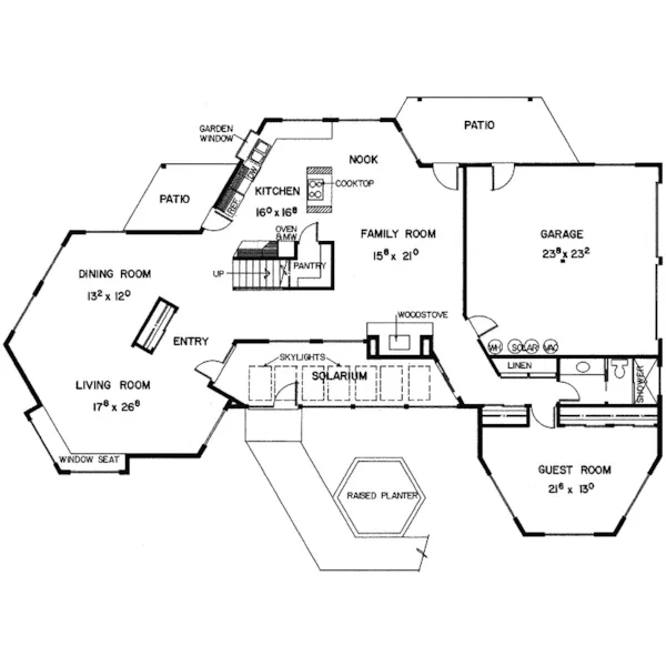 Adobe House Plans & Southwestern Home Design First Floor - Amadeus Luxury Home 085D-0216 - Search House Plans and More