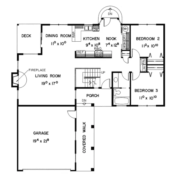 Florida House Plan First Floor - Rebecca Terrace 085D-0243 - Shop House Plans and More