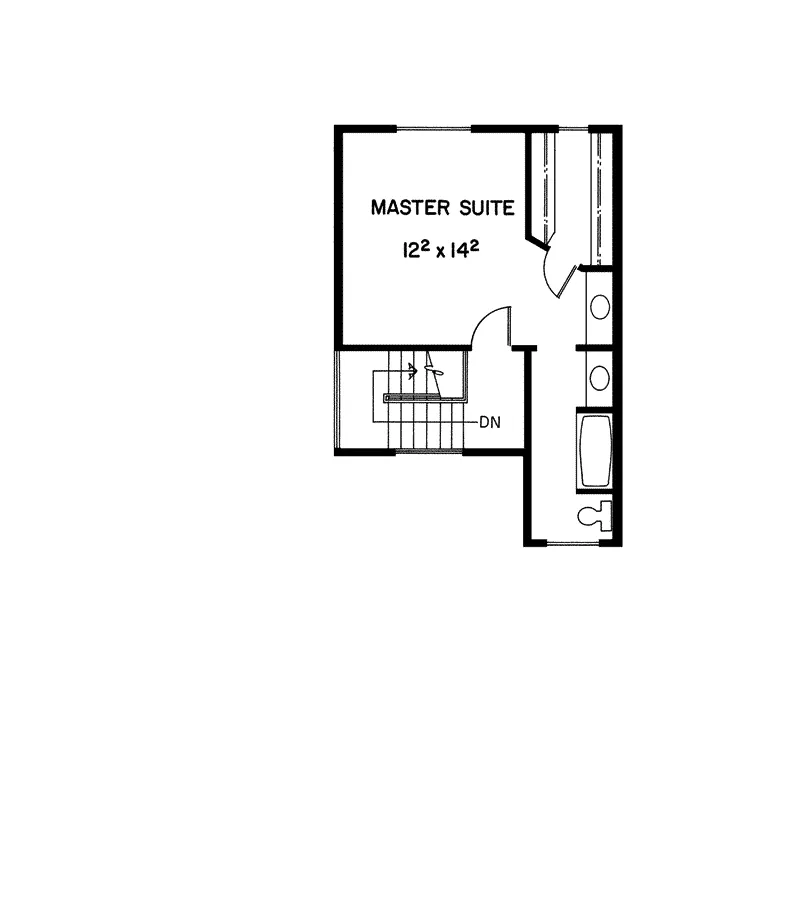 Florida House Plan Second Floor - Rebecca Terrace 085D-0243 - Shop House Plans and More