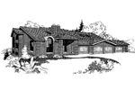 Traditional House Plan Front of Home - Clear Creek Luxury European Home 085D-0259 - Search House Plans and More