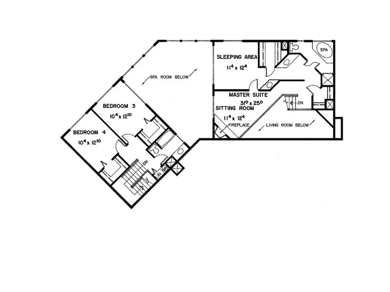 Luxury House Plan Second Floor - Hedley Luxury Home 085D-0267 - Search House Plans and More