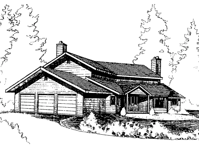 Luxury House Plan Front of Home - Hedley Luxury Home 085D-0267 - Search House Plans and More