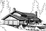 Traditional House Plan Front of Home - Hedley Luxury Home 085D-0267 - Search House Plans and More