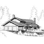 Traditional House Plan Front of Home - Hedley Luxury Home 085D-0267 - Search House Plans and More