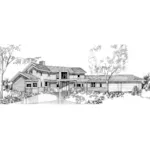 Traditional House Plan Front of Home - Sanborn Valley Luxury Home 085D-0284 - Shop House Plans and More