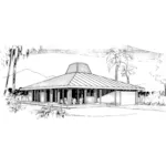 Cabin & Cottage House Plan Front of Home - Lakewood Cliff Vacation Home 085D-0288 - Shop House Plans and More