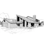 Modern House Plan Front of Home - Gillespie Hollow 085D-0300 - Search House Plans and More