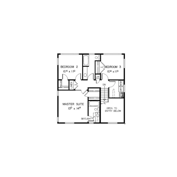 Country House Plan Second Floor - Willinghaven Traditional Home 085D-0320 - Shop House Plans and More