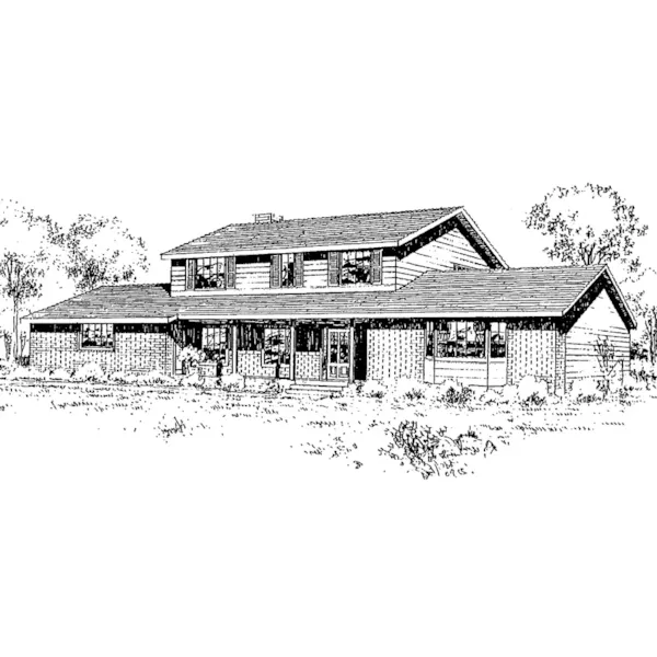 Country House Plan Front of Home - Willinghaven Traditional Home 085D-0320 - Shop House Plans and More