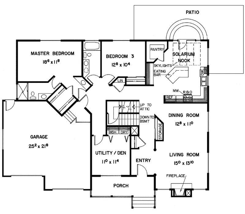 European House Plan First Floor - Cassville Luxury Home 085D-0341 - Search House Plans and More