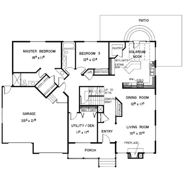 European House Plan First Floor - Cassville Luxury Home 085D-0341 - Search House Plans and More