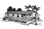 Country House Plan Front of Home - Madison Ferry Rustic Home 085D-0368 - Shop House Plans and More