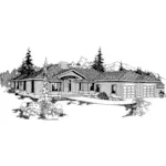 Ranch House Plan Front of Home - Rollingwood Ranch Home 085D-0371 - Shop House Plans and More