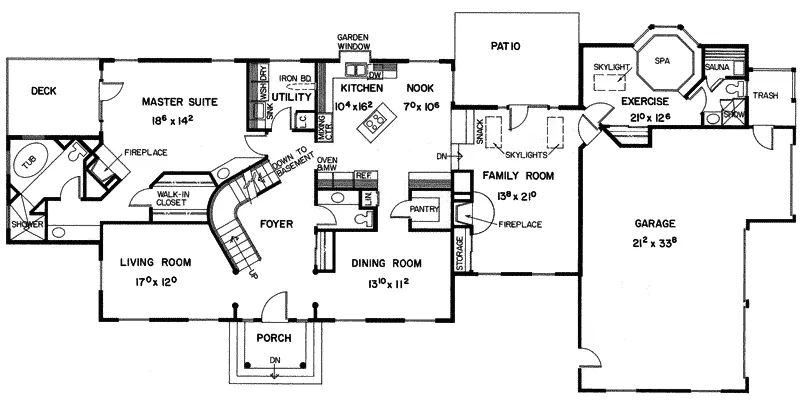 Traditional House Plan First Floor - Arion Luxury Home 085D-0377 - Search House Plans and More